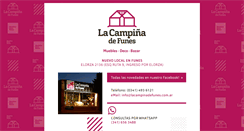 Desktop Screenshot of lacampinadefunes.com.ar