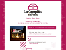 Tablet Screenshot of lacampinadefunes.com.ar